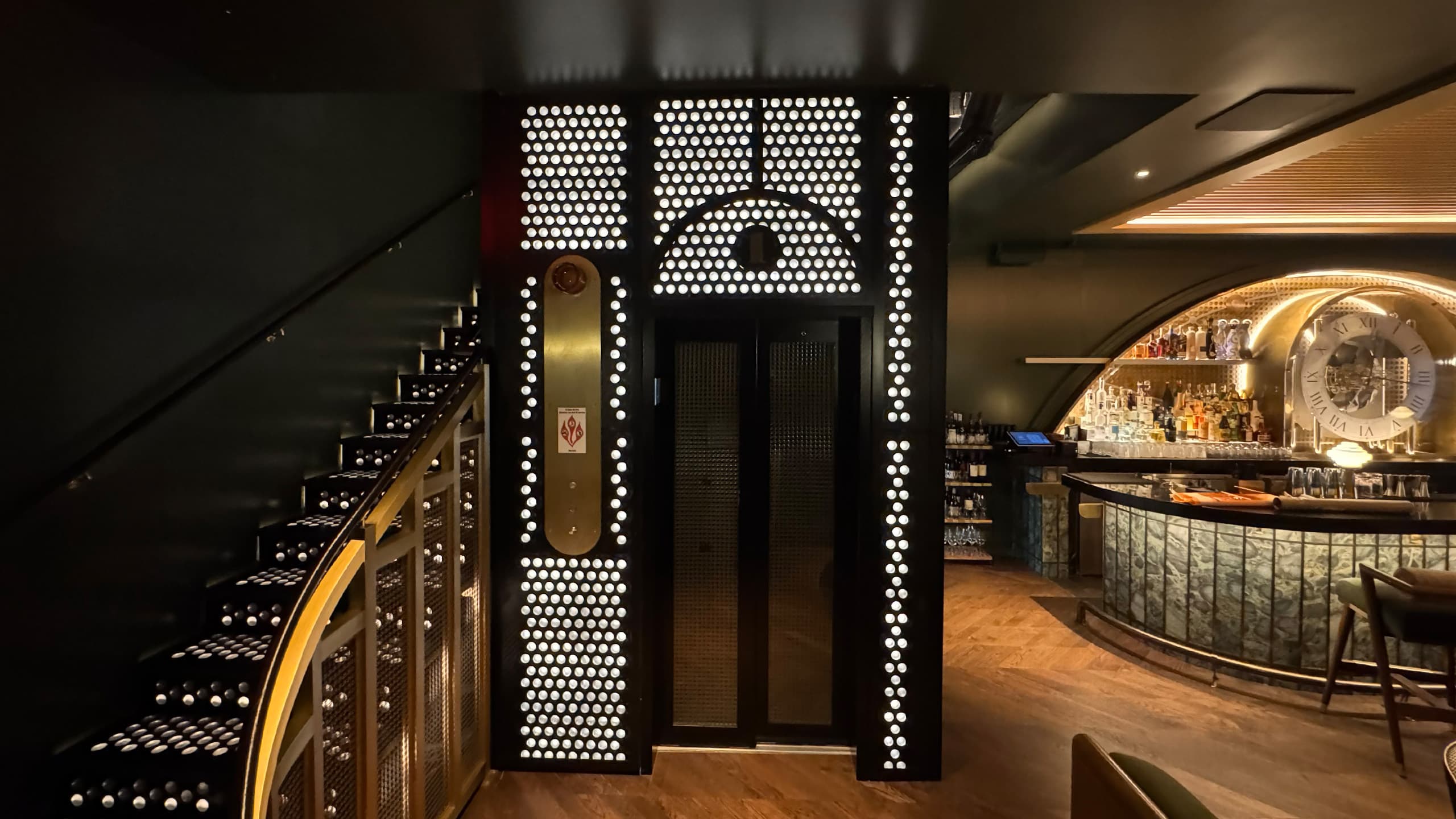 lula elevator in vegan restaurant in austin texas