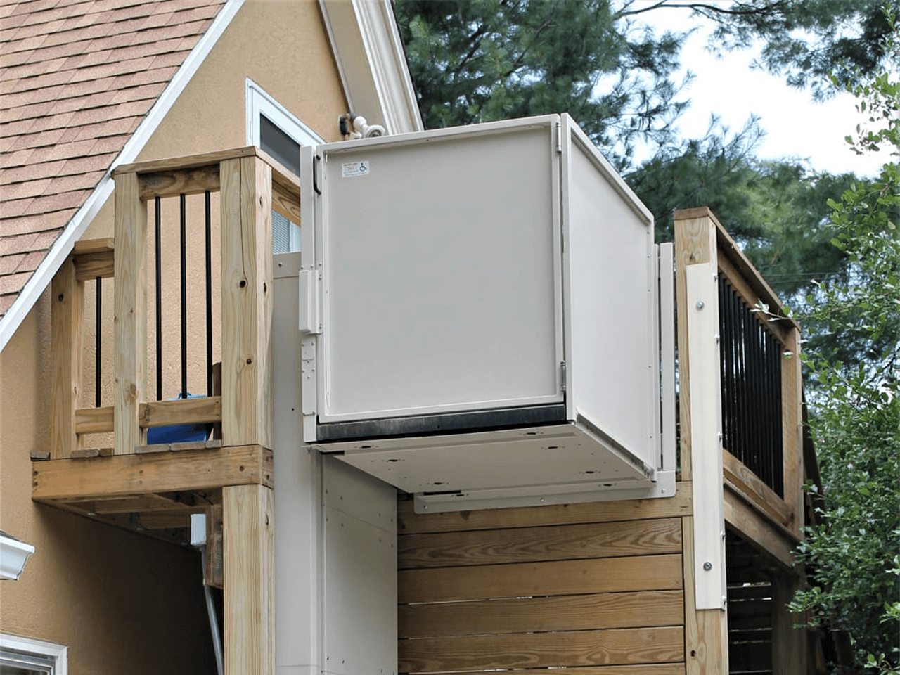 Symmetry residential lift RL wheelchair home lift