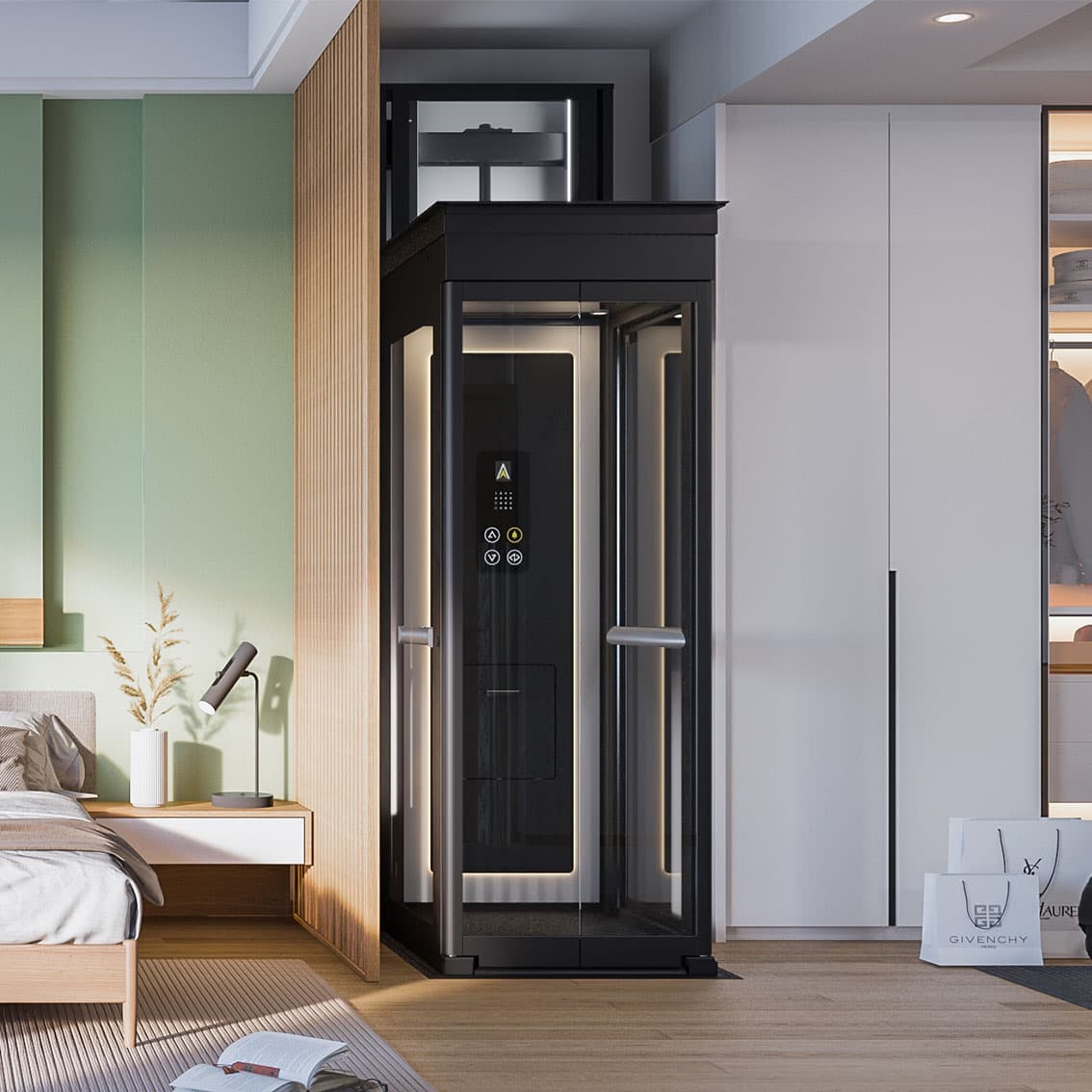 ascenda home elevator in home