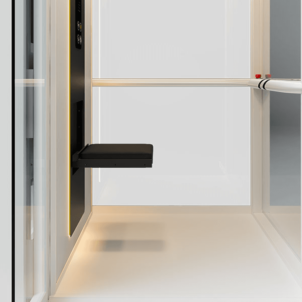ascenda Shaftless Elevator fold down Seat