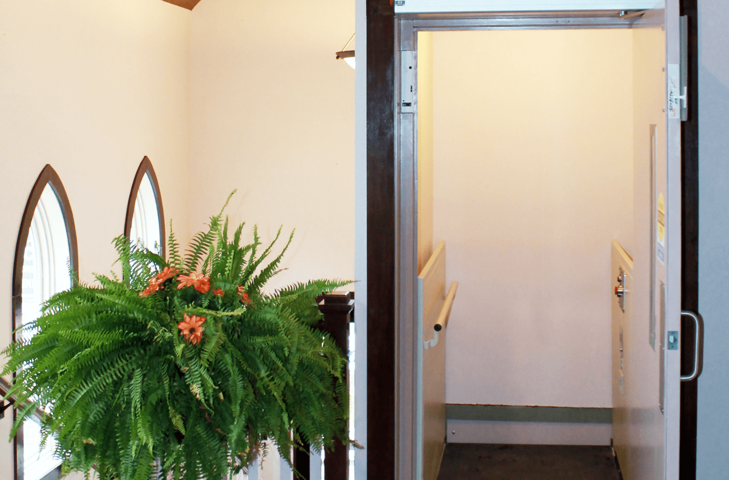 shaftway lift in church