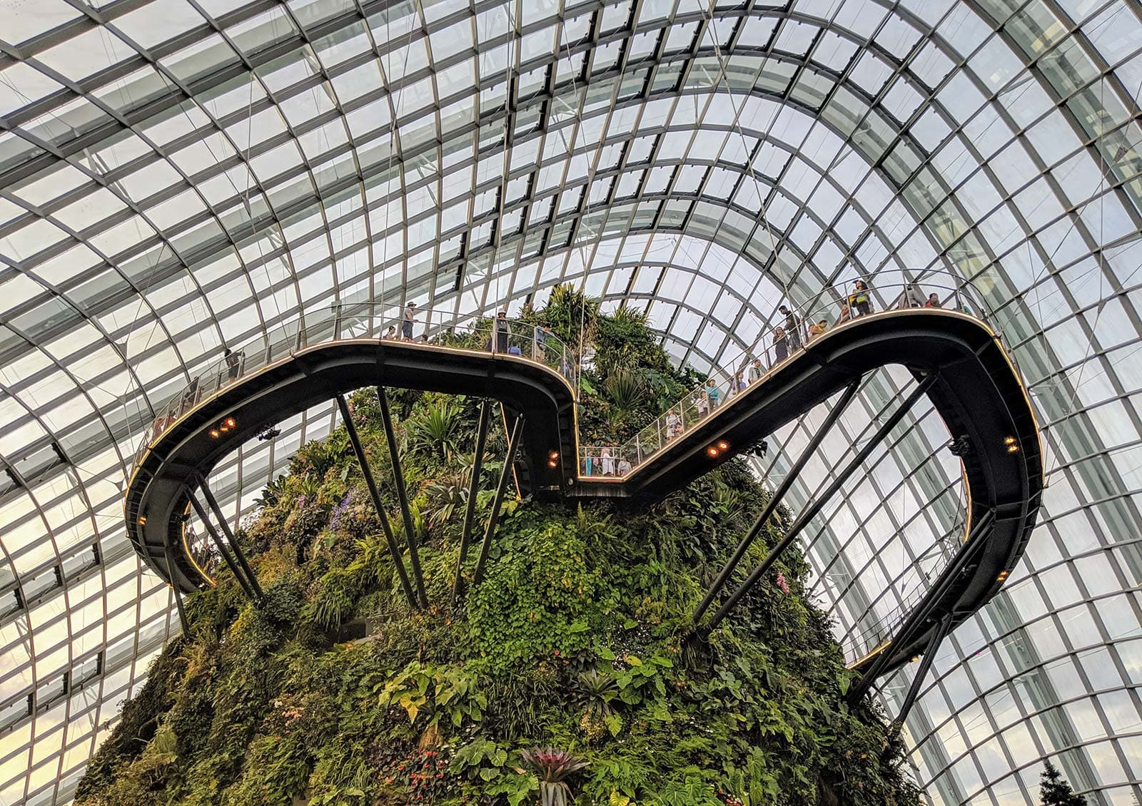 Nature park gardens by the bay in singapore sustainable net zero