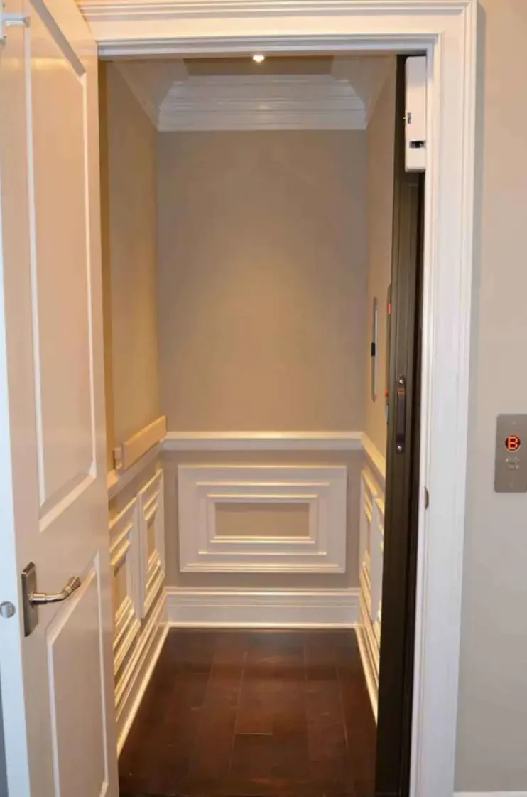 Interlock shown in a Home Elevator