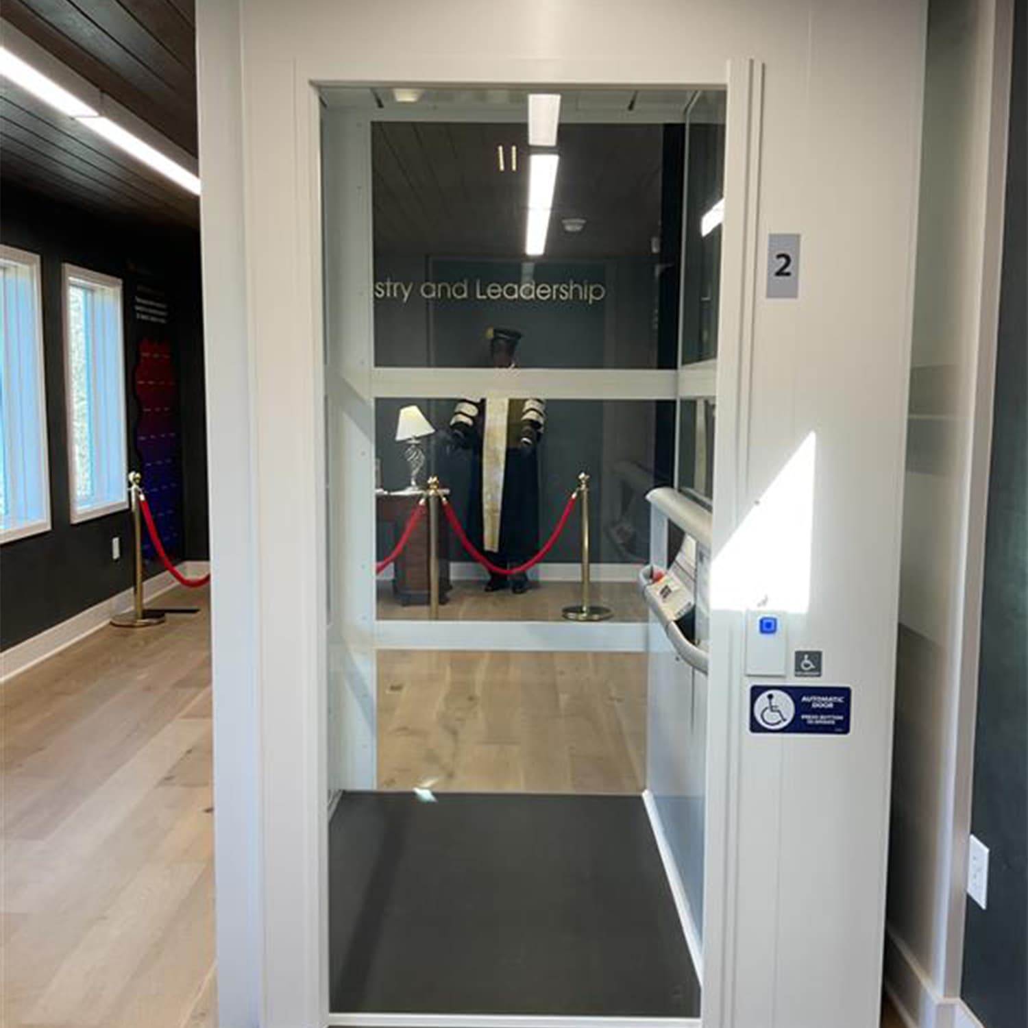 Cibes Primo lift installed at the Charles and Etta Dudley Foundation