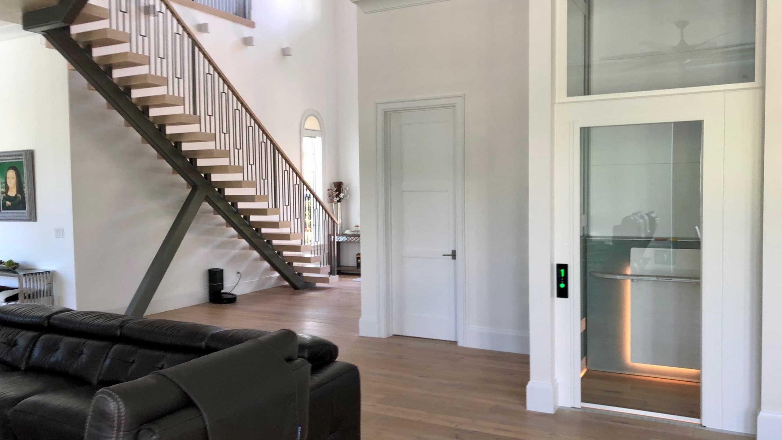 residential platform lift installed for home accessibility