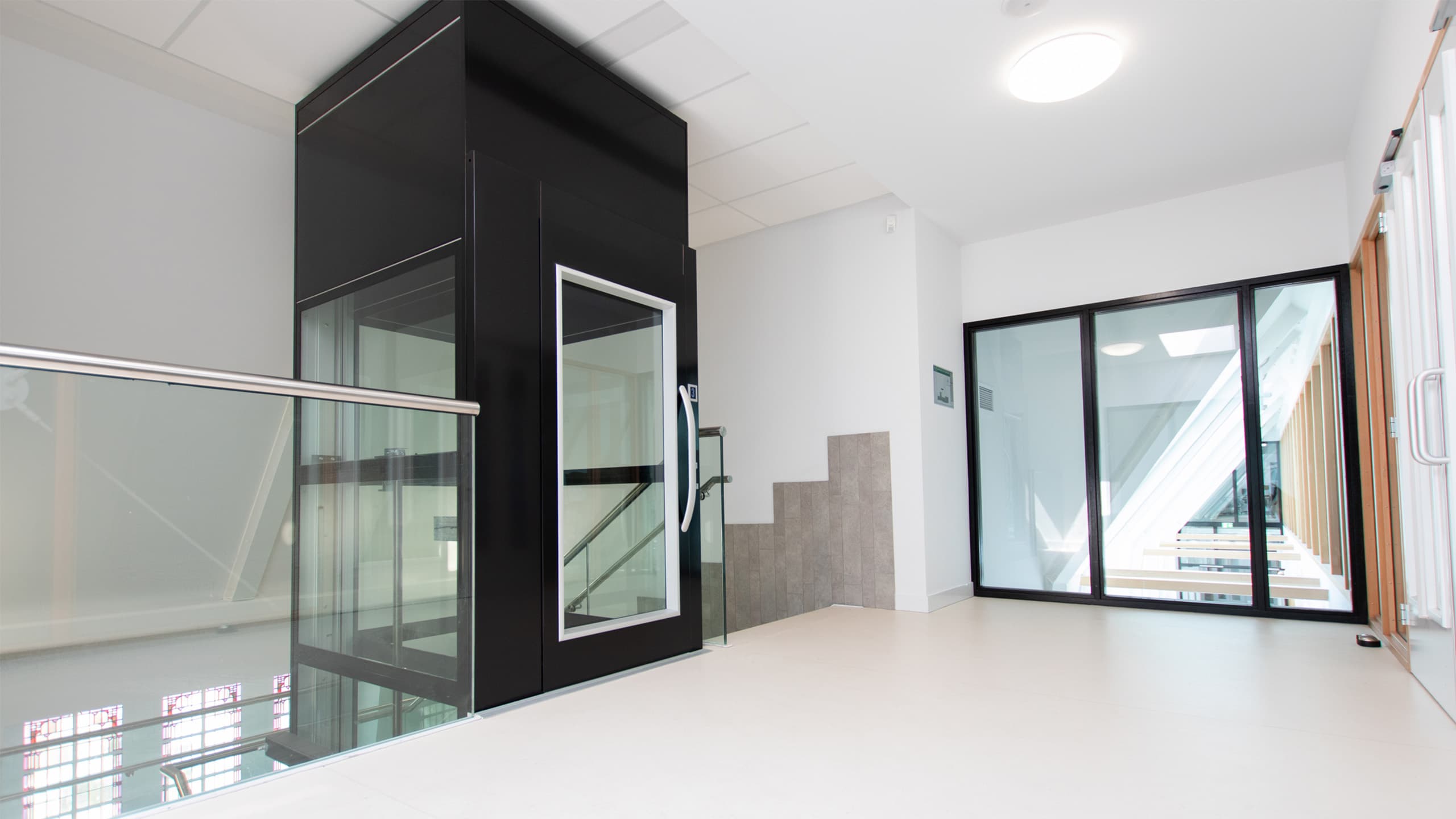 commercial accessibility platform lift in school